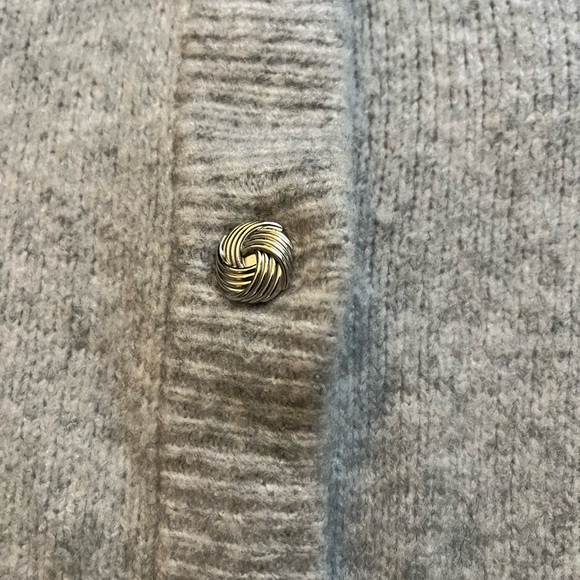 Abercrombie & Fitch Light Gray Women's Cardigan - Picture 5 of 6